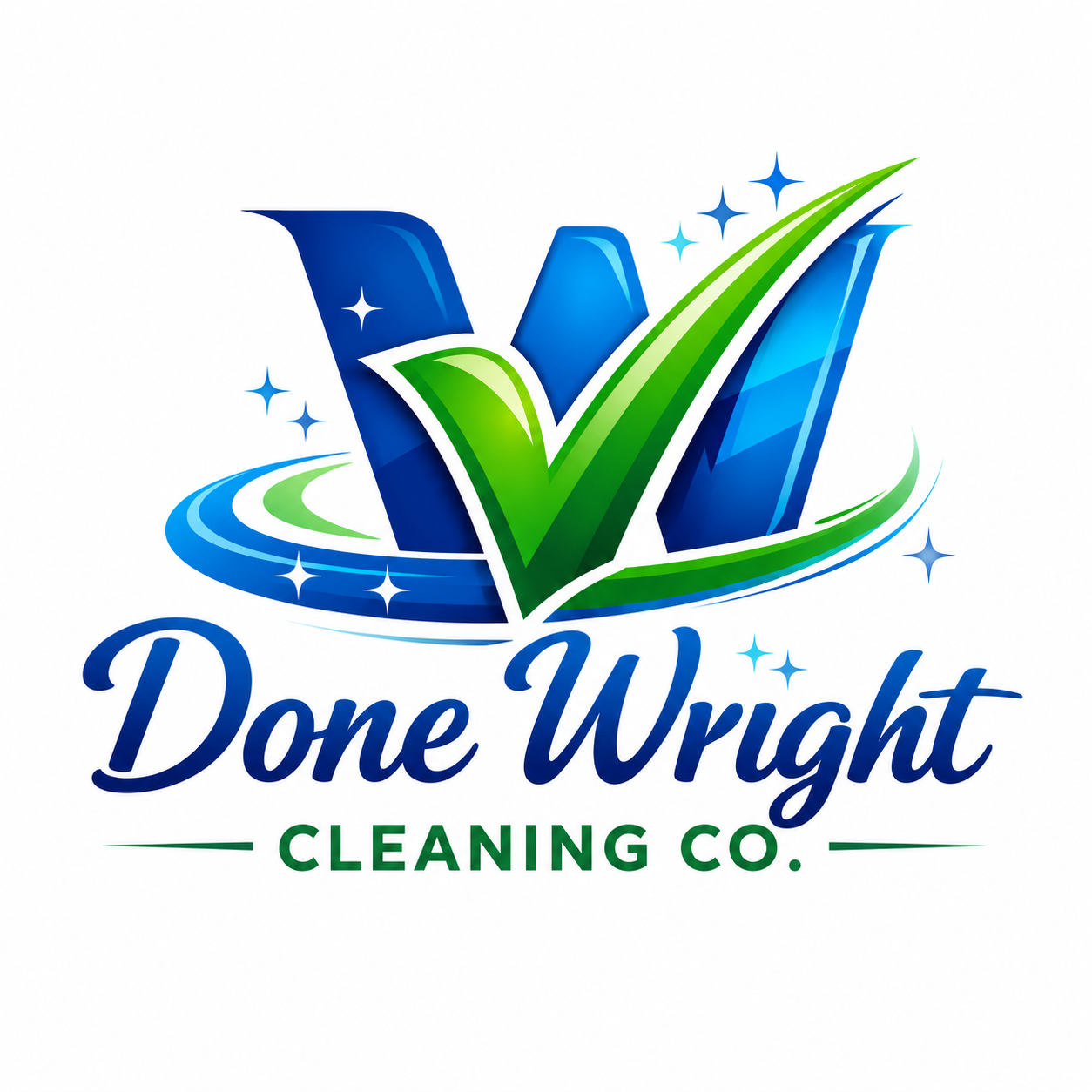 Done Wright Cleaning Co. logo